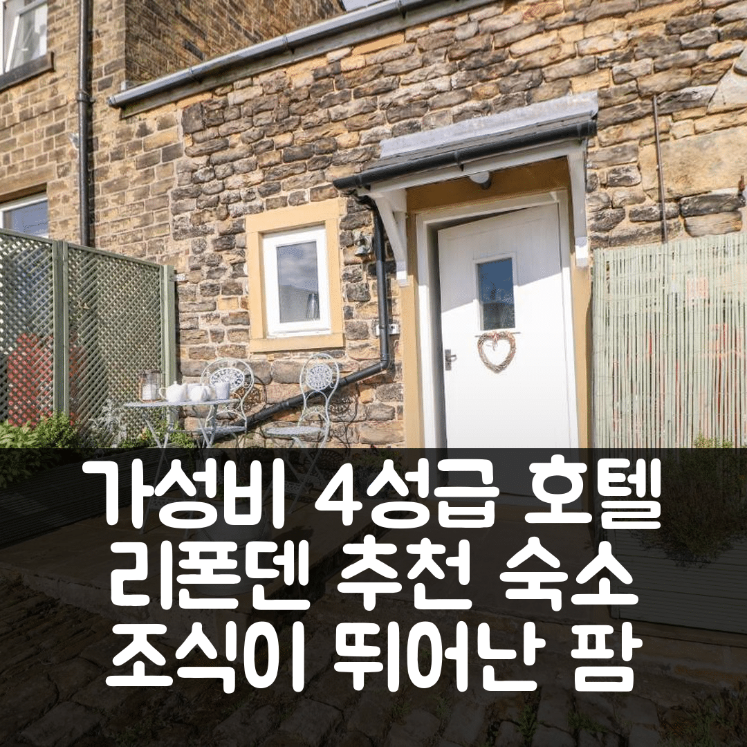 리폰덴 숙소 여행 호텔 추천 미슬 캐어 팜 | 가성비와 조식이 뛰어난 4성급 호텔의 매력 7가지