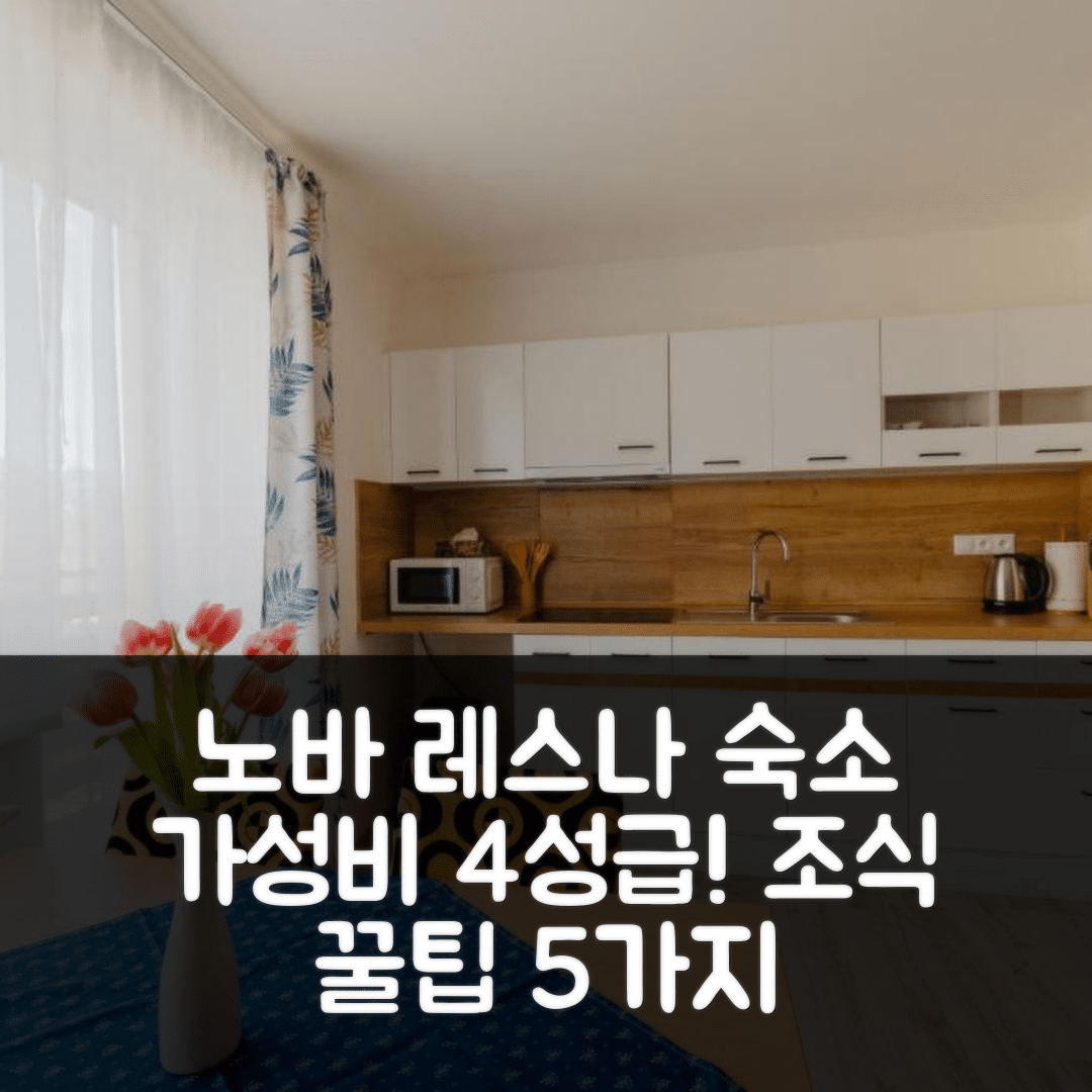 노바 레스나 숙소 여행 호텔 추천 아파트내 자라 | 가성비 좋은 4성급 조식과 위치 5가지 팁
