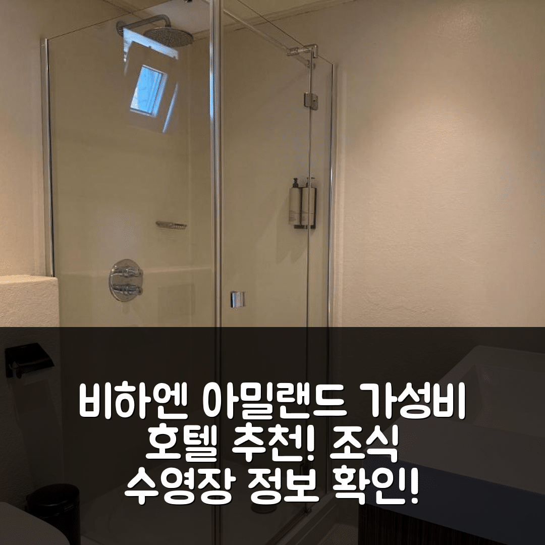 아밀랜드 숙소 여행 호텔 추천 비 하엔 오프 아밀랜드 | 가성비 최고의 조식과 수영장 정보 7가지
