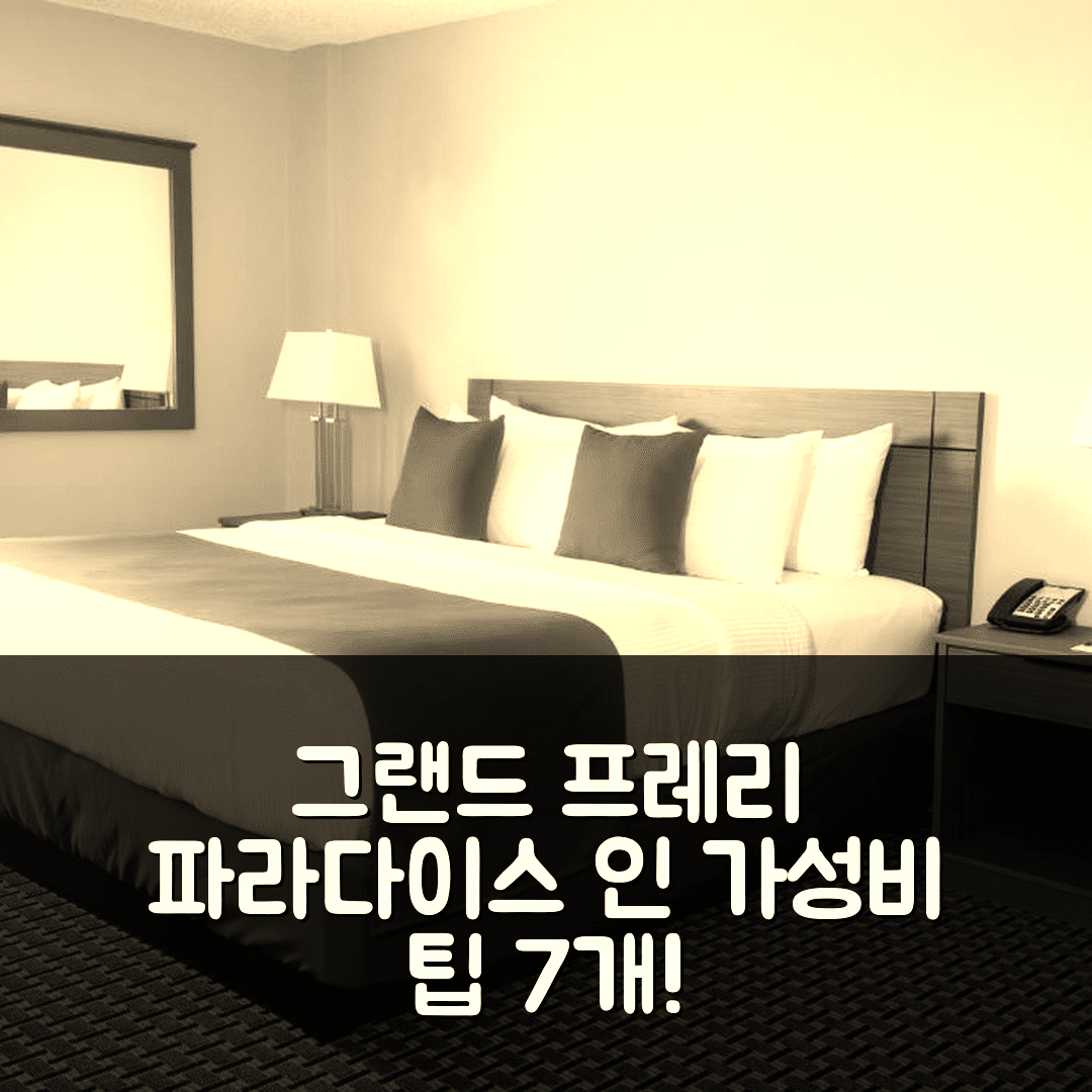 그랜드 프레리 숙소 여행 호텔 추천 파라다이스 인 앤 컨퍼런스 센터 4성급 조식과 가성비 좋은 위치 7가지 팁