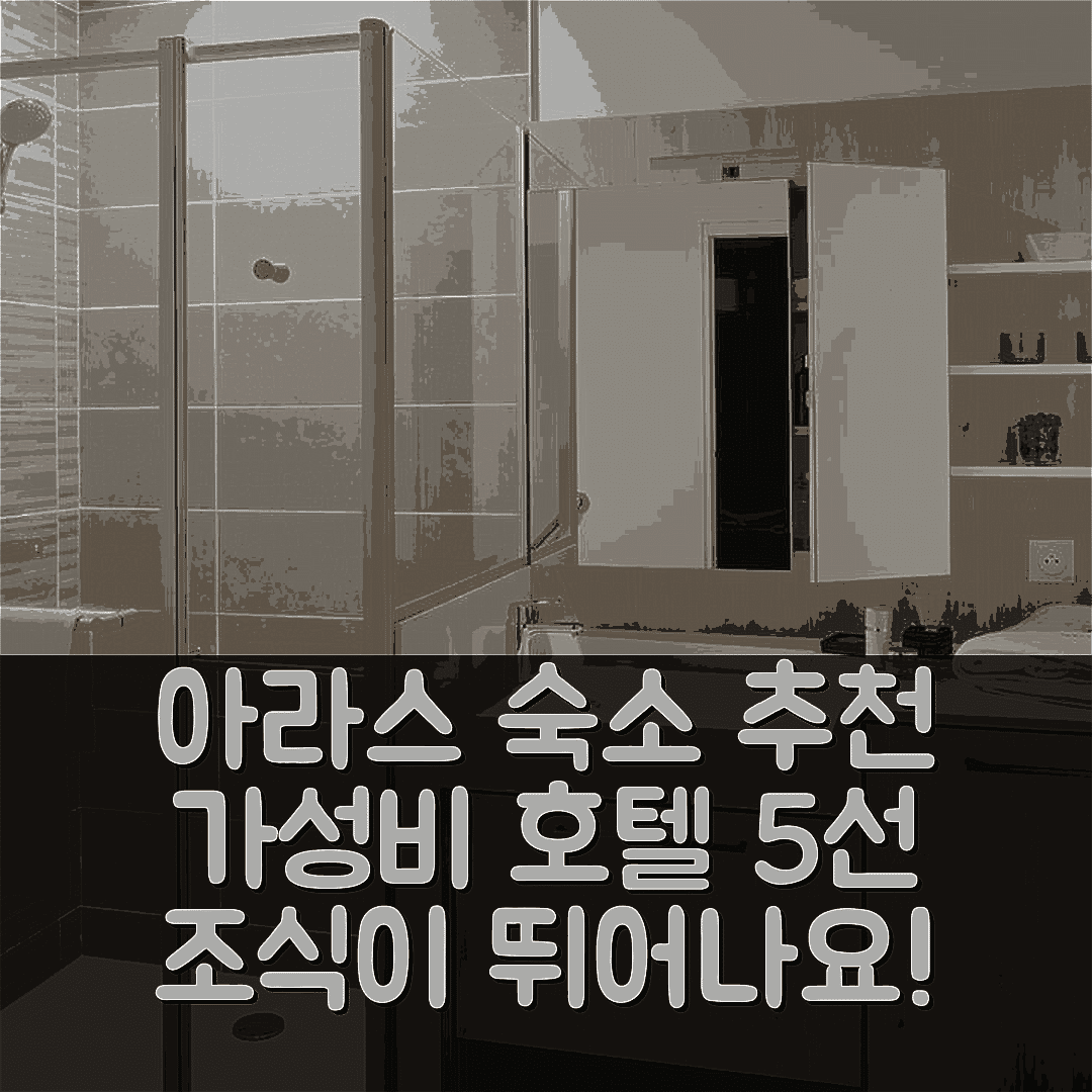 아라스 숙소 여행 호텔 추천 도미티스 아틀라스 | 가성비와 조식이 뛰어난 5가지 이유
