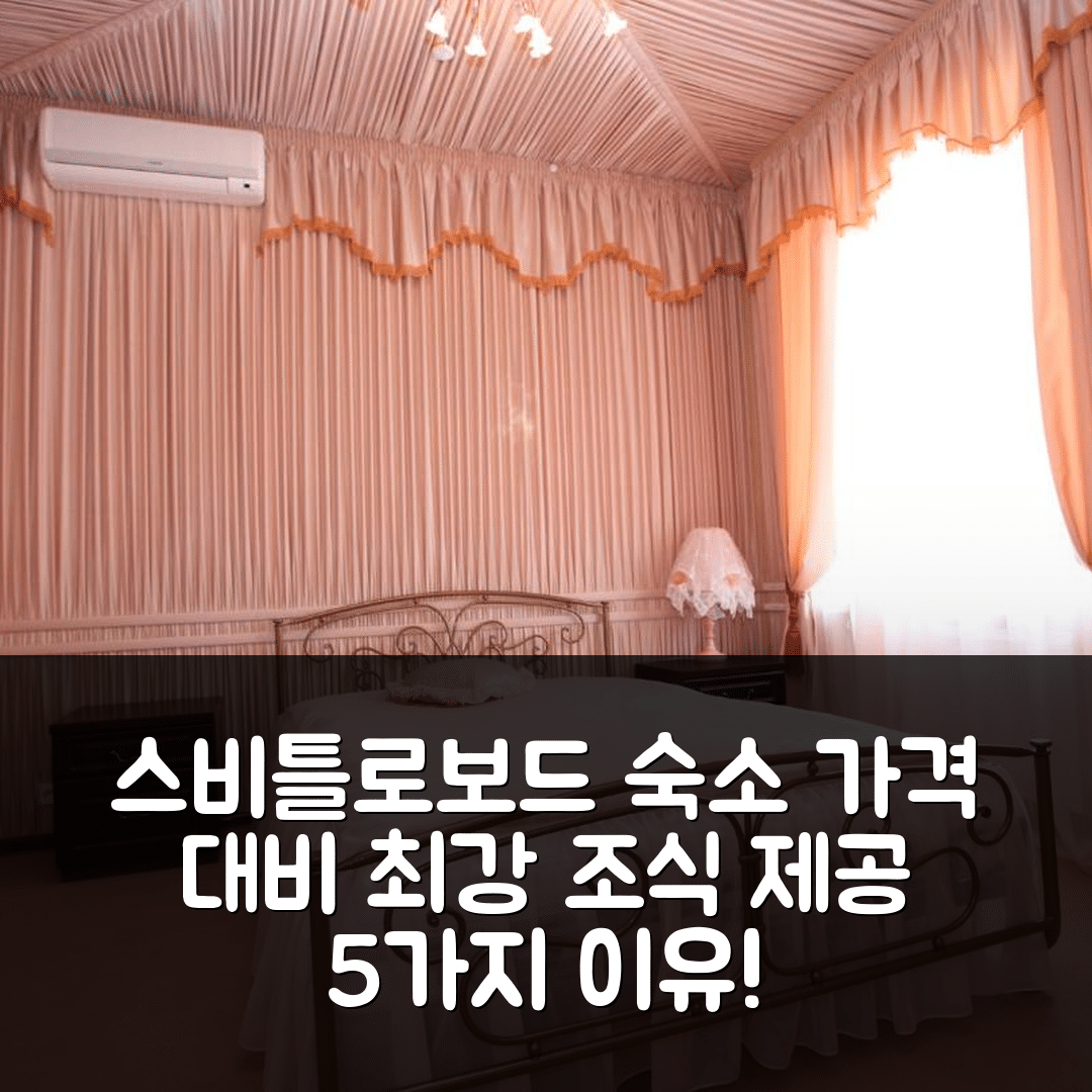 스비틀로보드스크 숙소 여행 호텔 추천 파라다이스 호텔 | 3성급 가격 대비 최고의 가성비와 조식 제공 5가지 이유