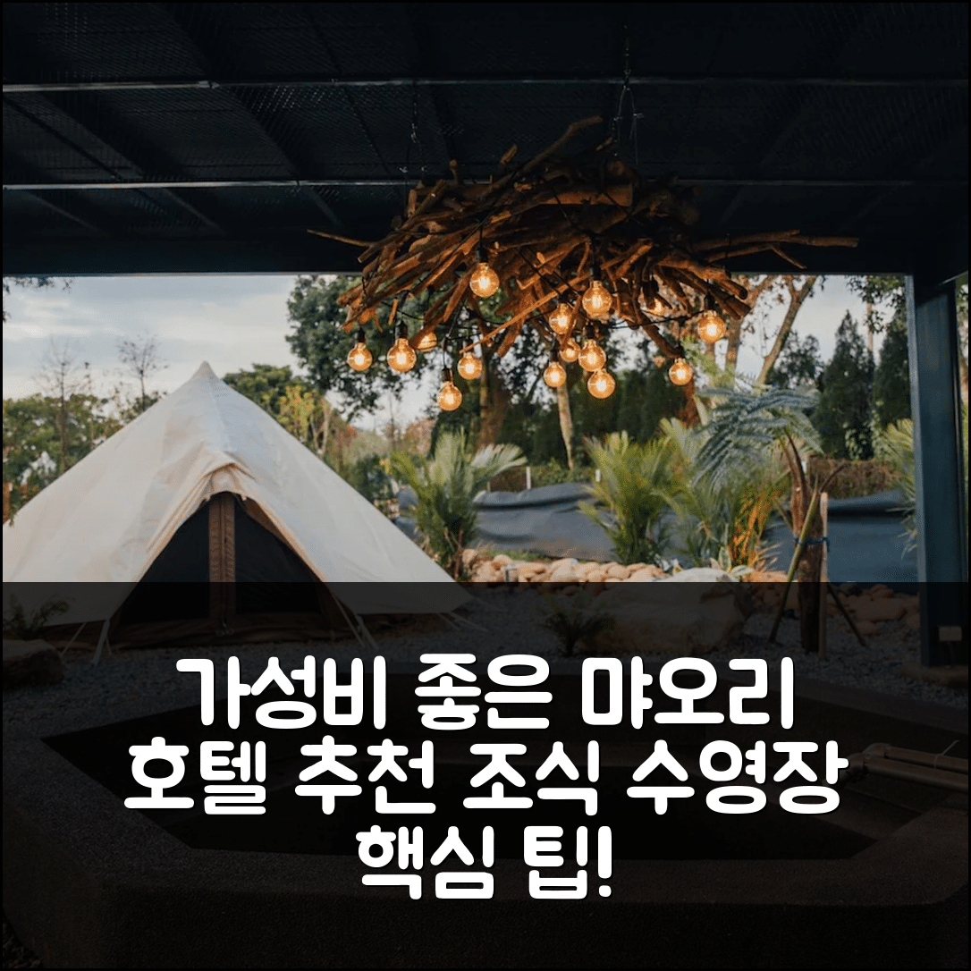 먀오리 숙소 여행 호텔 추천 로파이 랜드 | 가성비와 조식, 수영장 즐길 수 있는 7가지 팁