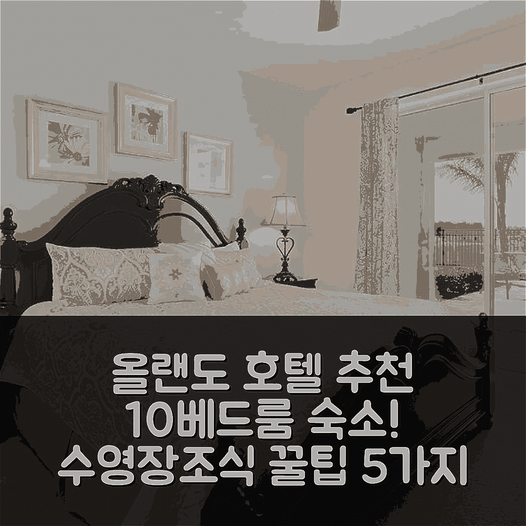 올랜도 숙소 여행 호텔 추천 전통 10 베드룸 홈 | 가성비 좋은 수영장과 조식 팁 5가지