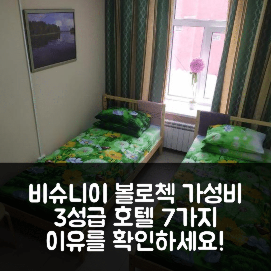 비슈니이 볼로첵 숙소 여행 호텔 추천 포흐라핌 호텔 | 가성비 뛰어난 3성급 조식과 위치 7가지 이유