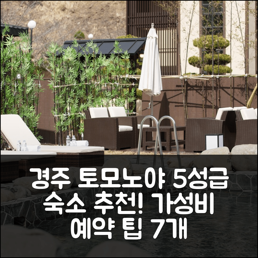 경주 숙소 여행 호텔 추천 토모노야 호텔 앤 료칸 경주 | 5성급 조식과 가성비 뛰어난 예약 팁 7가지